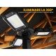 Turn lumina cu 10.000 lumeni - alimentare hibrida, acumulatori si retea 220V